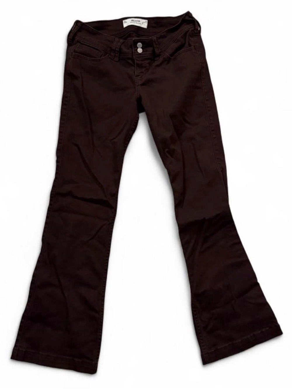 Hollister Women's Bootcut Pants in Deep Brown